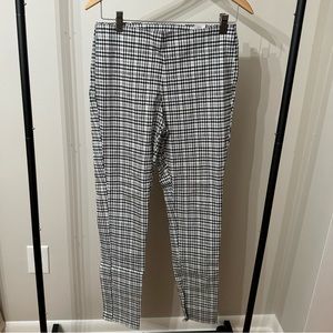 M White/Black Checkered Michael Kors Pantsuit